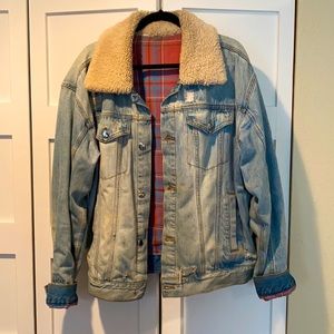 Denim jacket distressed